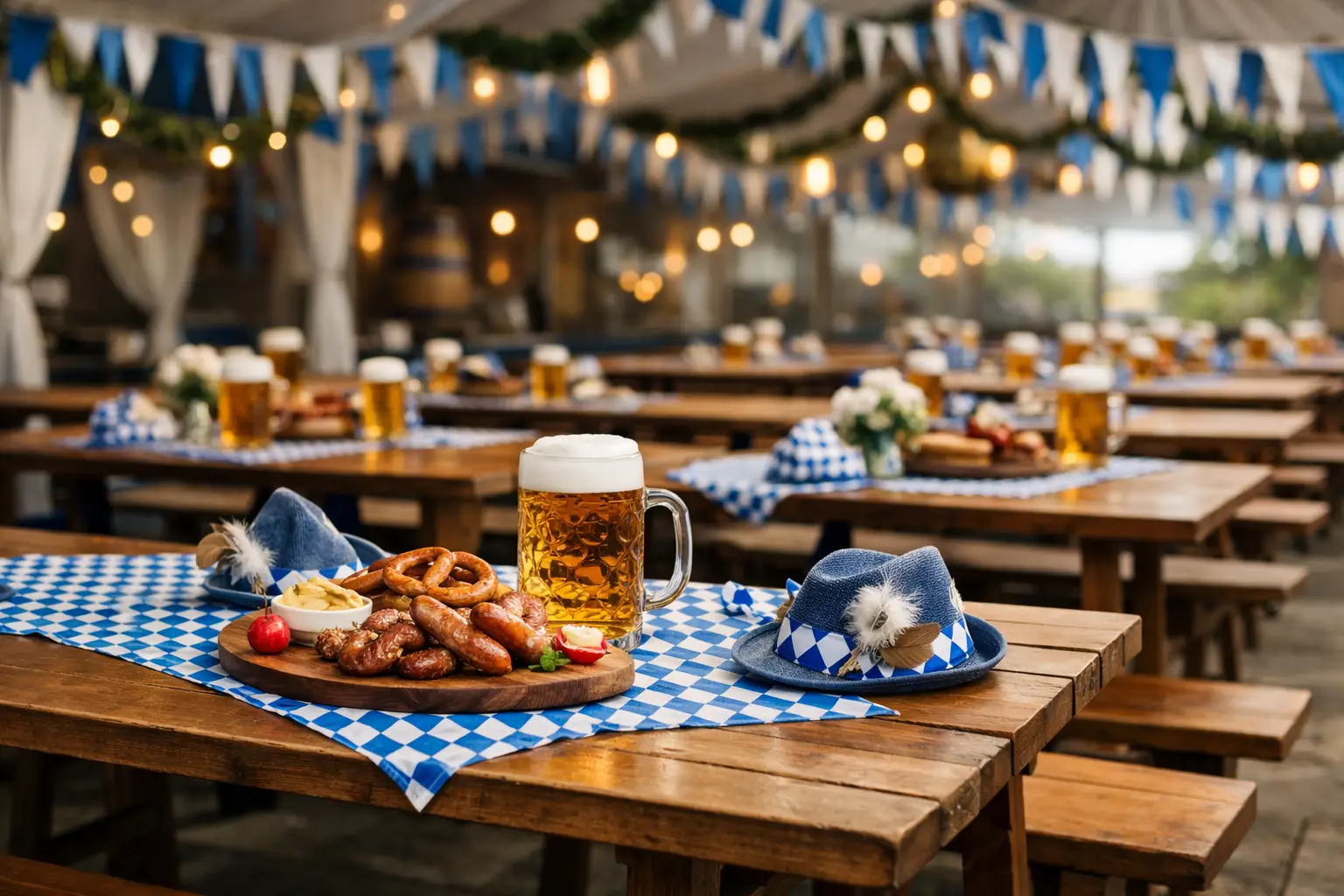 Oktoberfest tafels huren voor elk feest